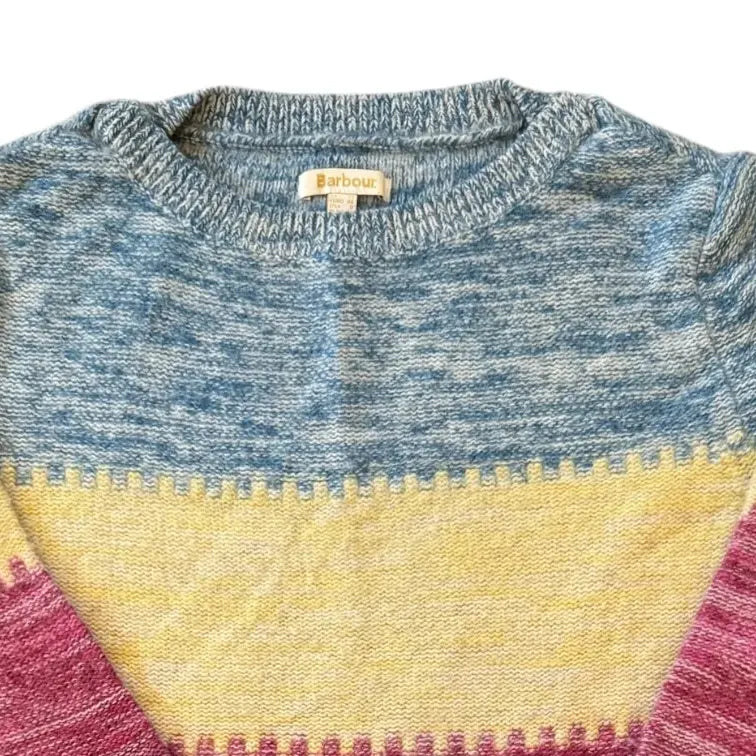 UK 10 Barbour Woollen Striped Jumper