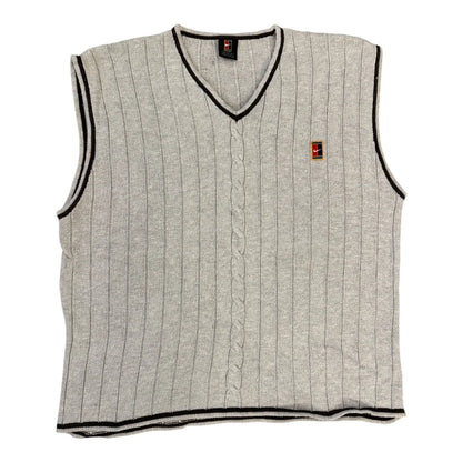 Medium 90's Nike Court Grey Sweater Vest