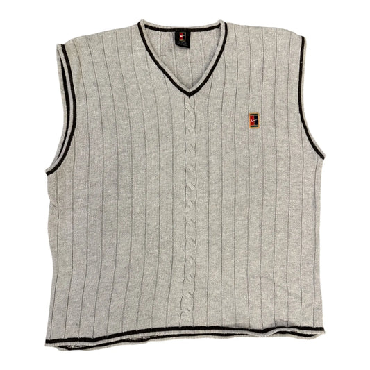 Medium 90's Nike Court Grey Sweater Vest