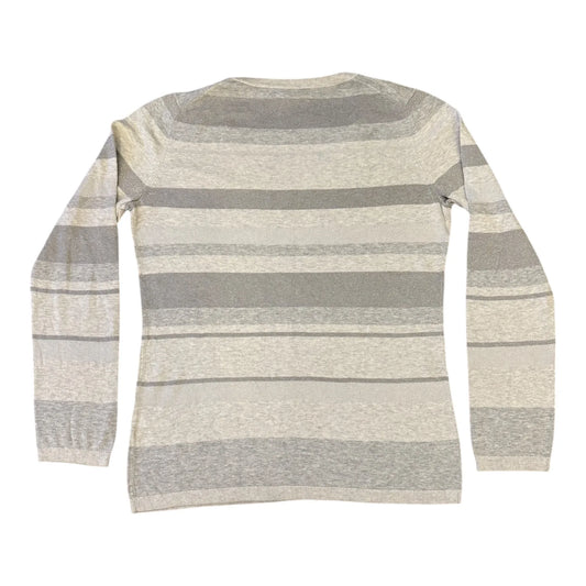Woman's Medium Tommy Hilfiger Sparkly Grey V-Neck Jumper