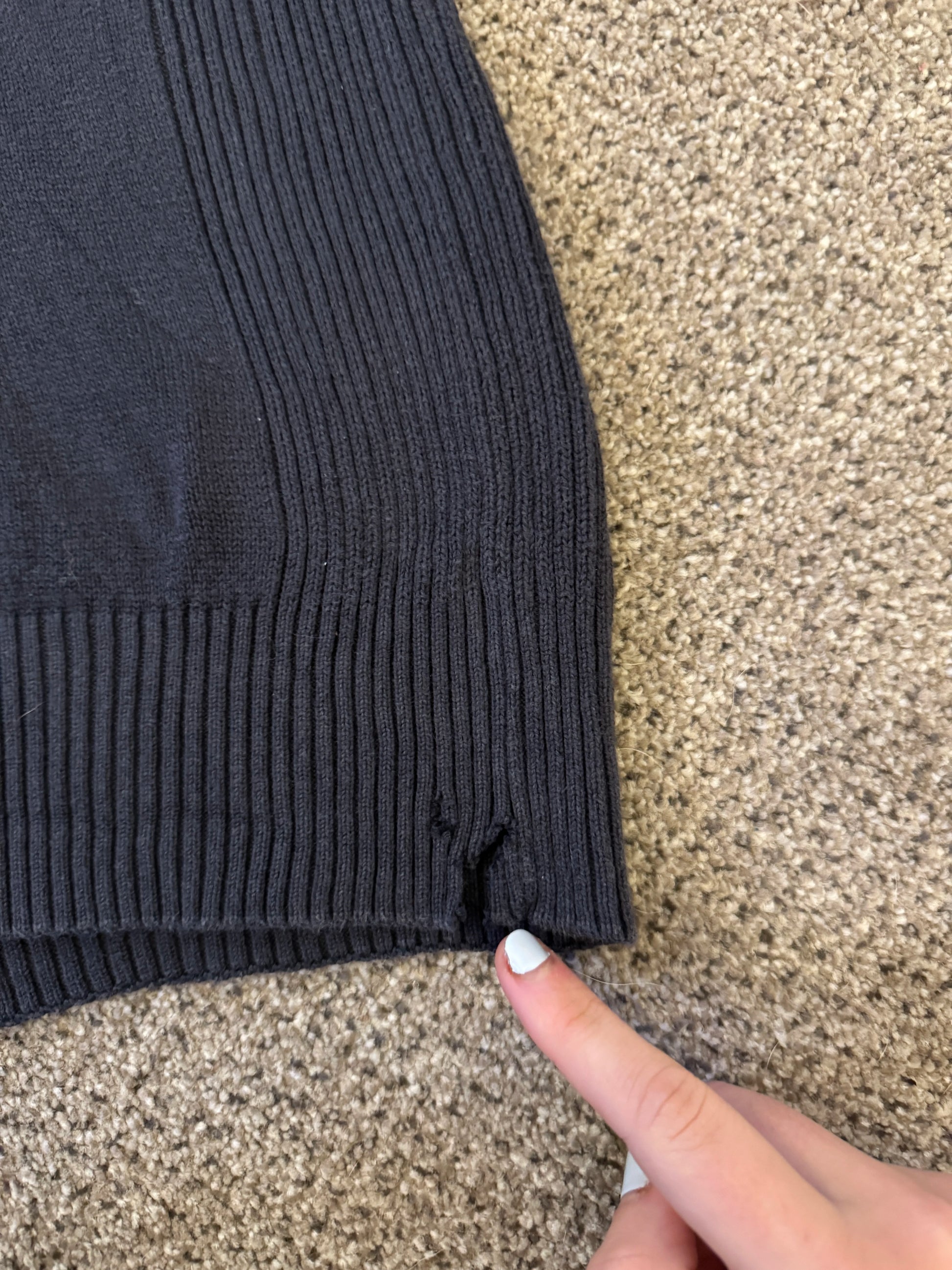 Extra large Timberland Navy 1/4 Zip