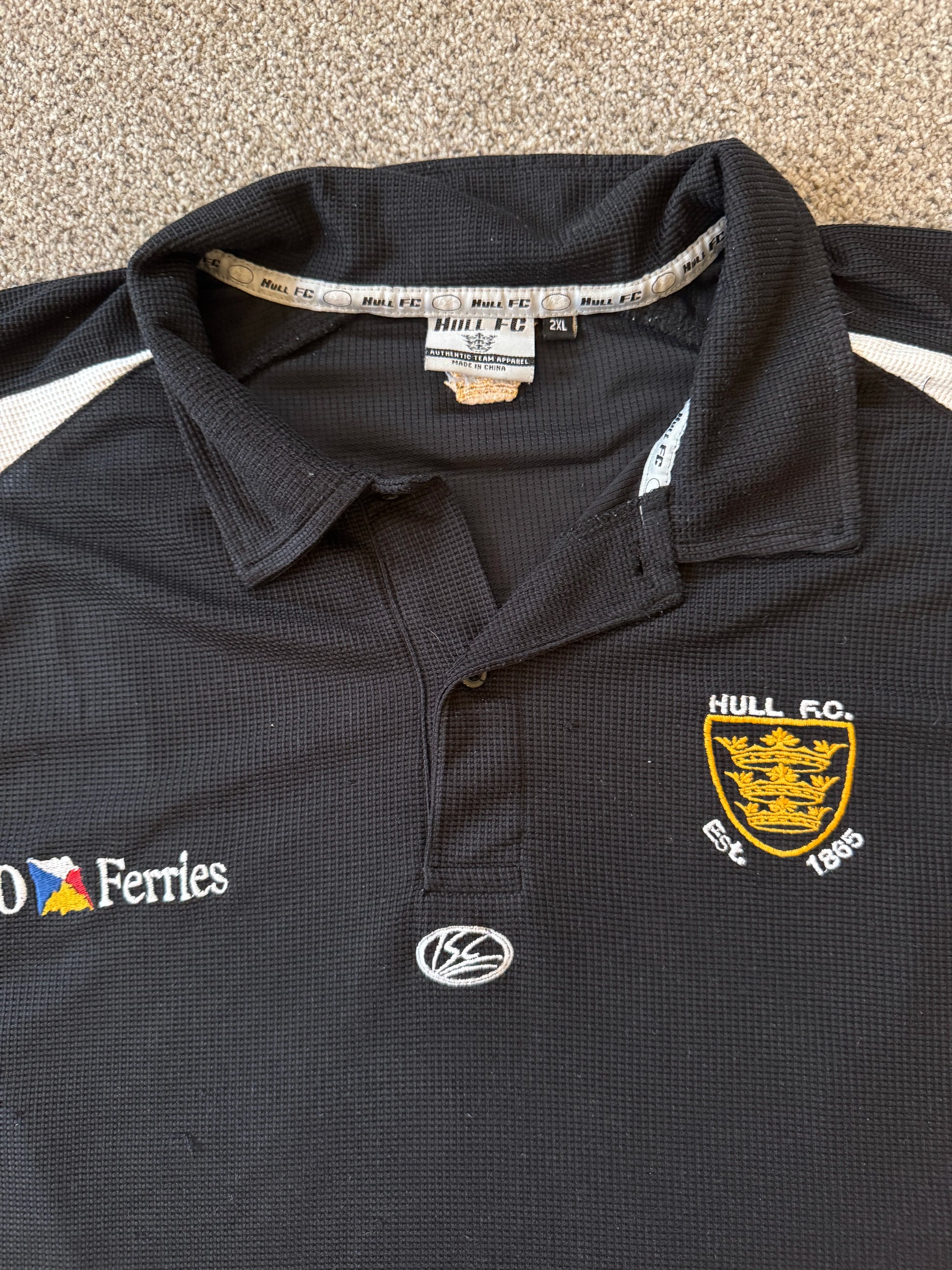 XXL Hull FC Black Polo Shirt