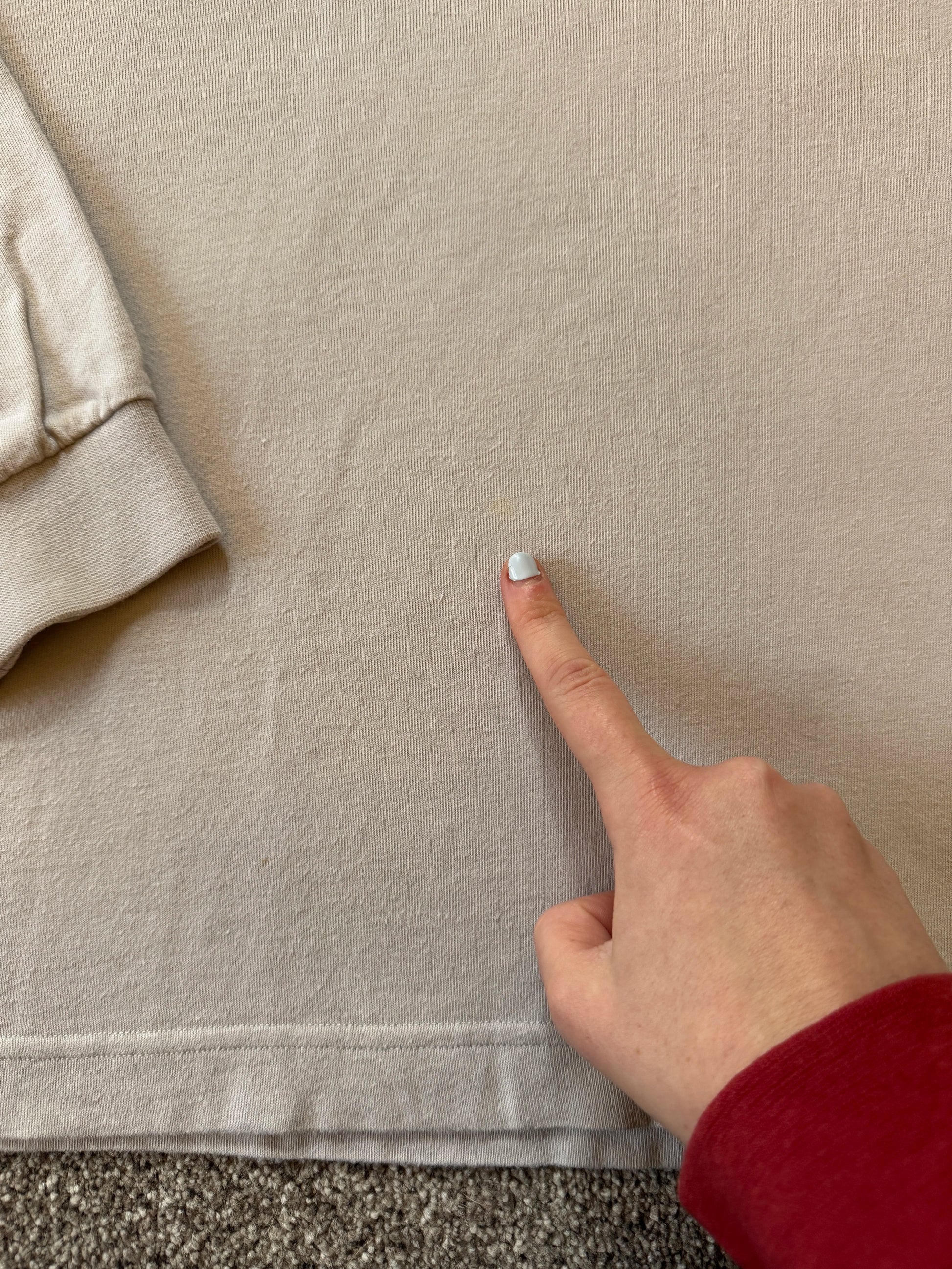 Large Beige Rugby Shirt