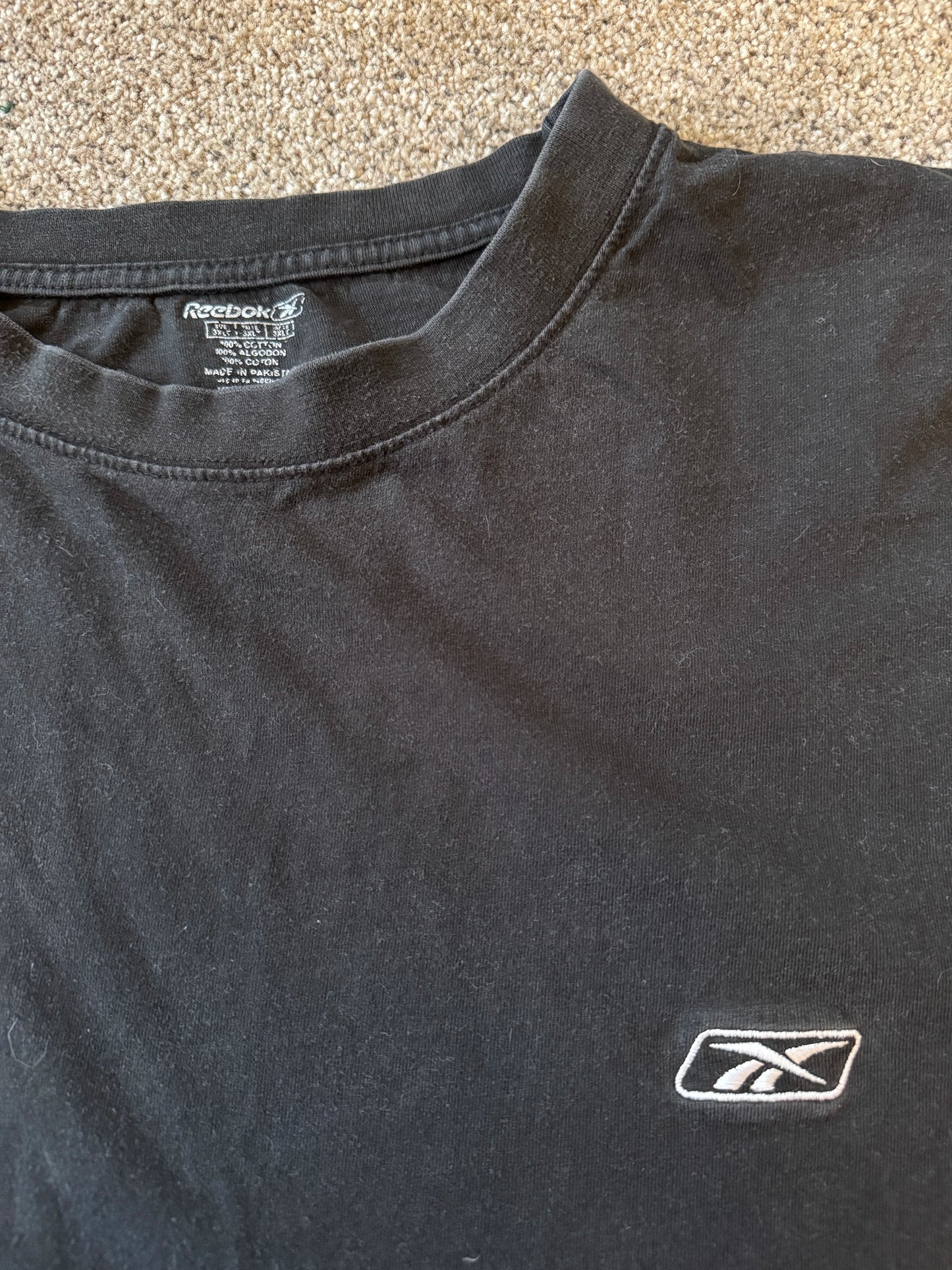 3XLT Reebok Black T-Shirt