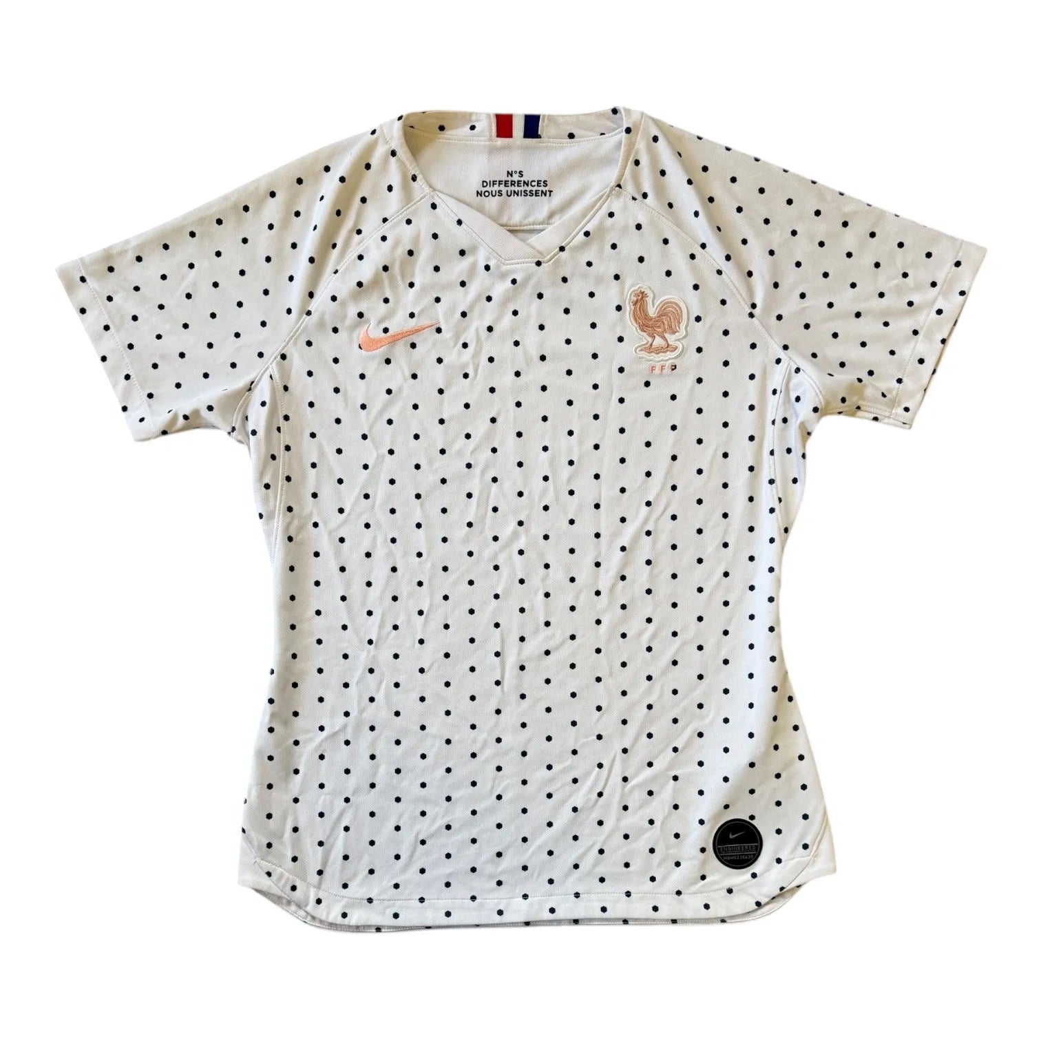 Woman's Medium Nike White France 2019 Rugby Shirt