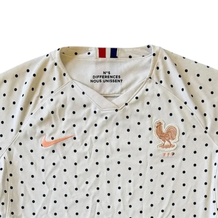 Woman's Medium Nike White France 2019 Rugby Shirt