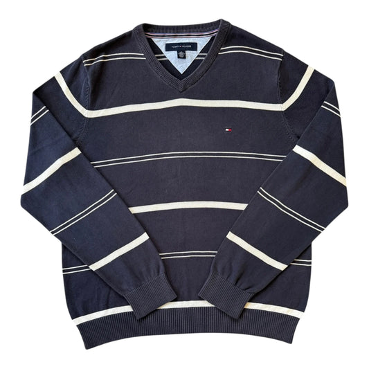 Medium Tommy Hilfiger Navy V-Neck Jumper