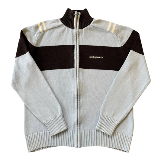 Medium Henri Lloyd Blue Full Zip Jumper