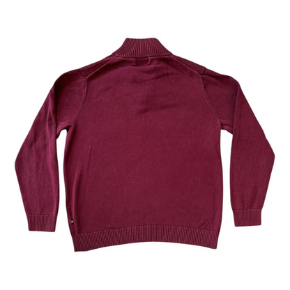 Small Nautica Burgundy 1/4 Zip