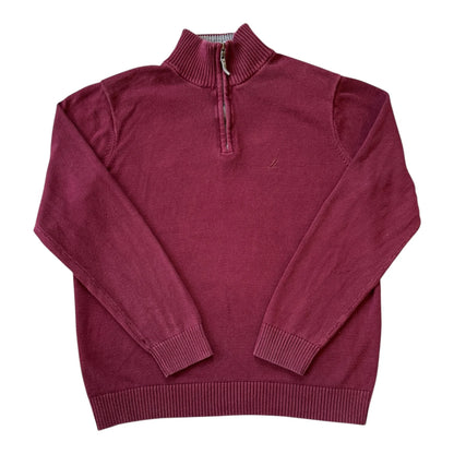 Small Nautica Burgundy 1/4 Zip