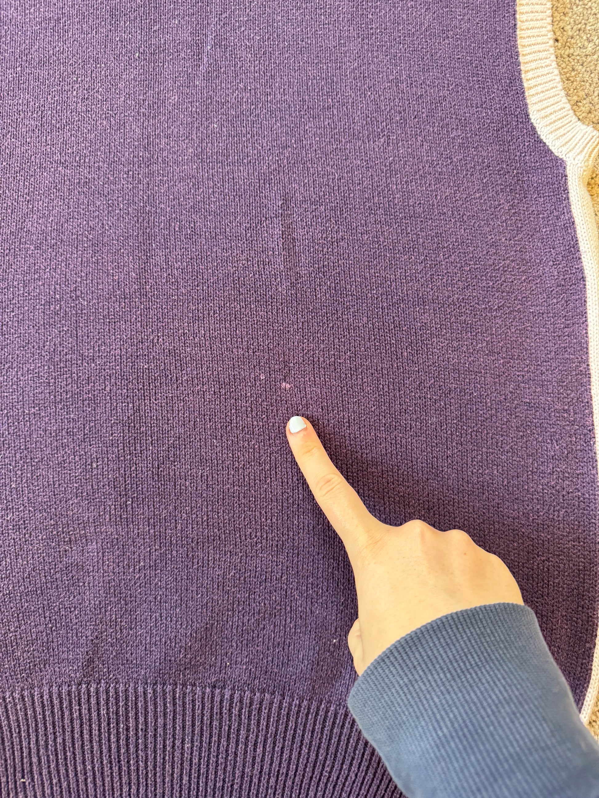 Medium Nike Court 90's Purple Sweater Vest