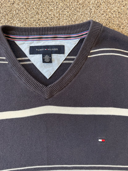 Medium Tommy Hilfiger Navy V-Neck Jumper