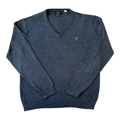 Extra large Gant Navy V-Neck Jumper
