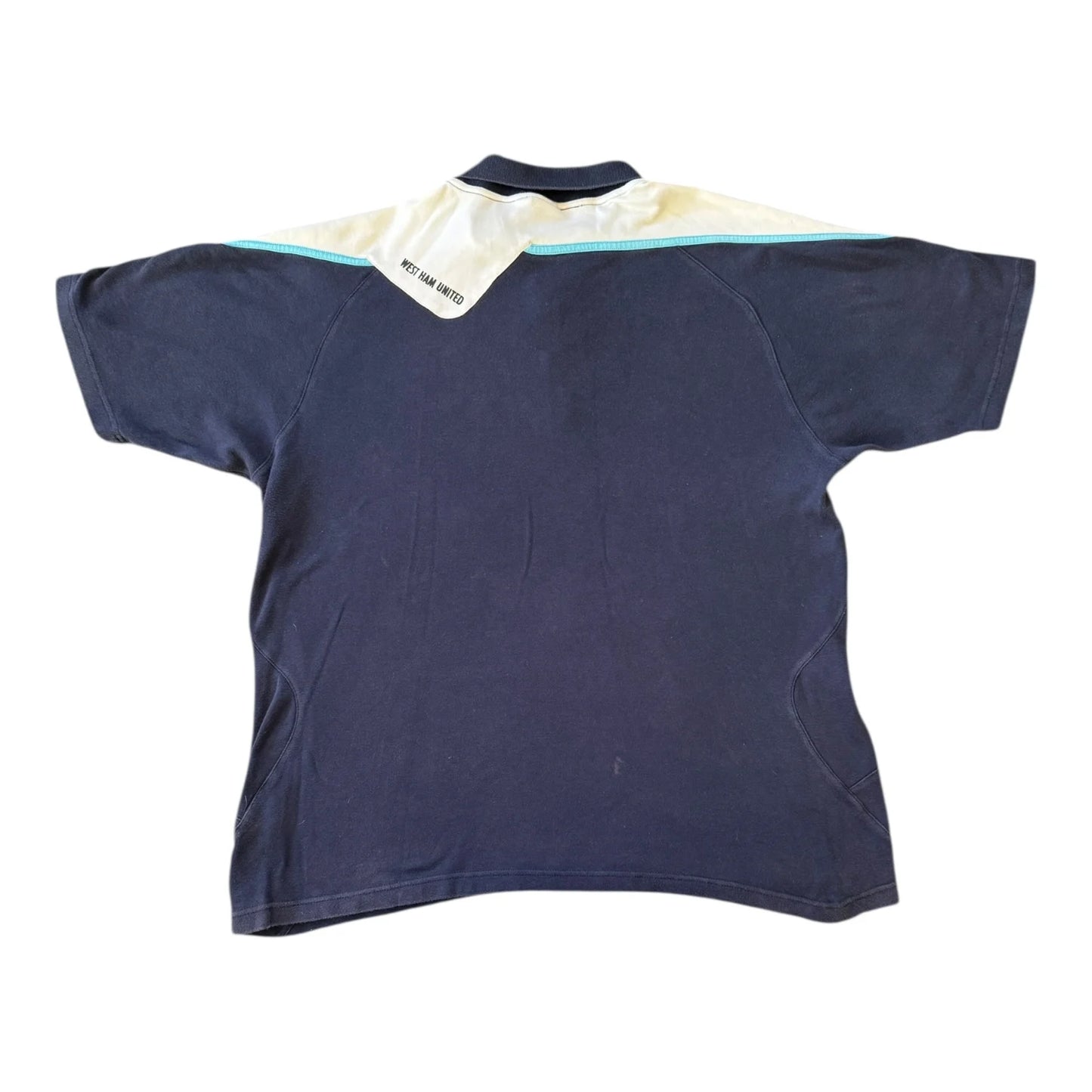 XXL Umbro Navy West Ham Football Polo Shirt