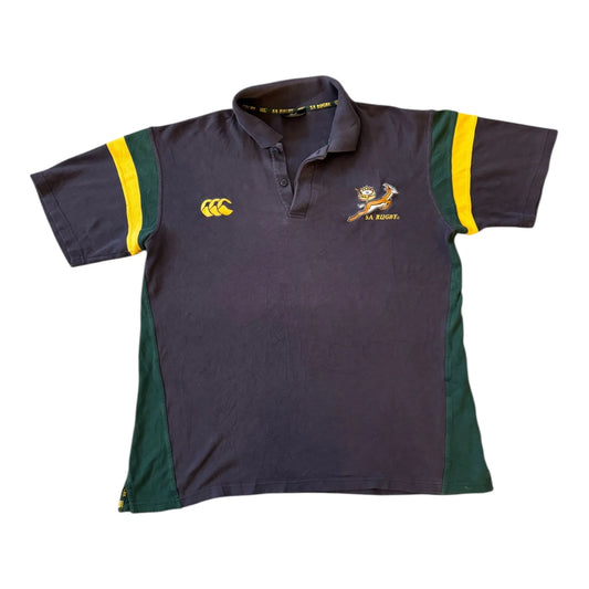 Large Canterbury Navy South Africa Rugby Shirt