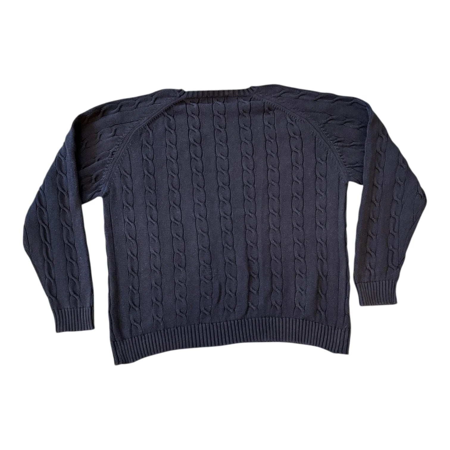 Extra large Kappa Navy Cable Knit Jumper