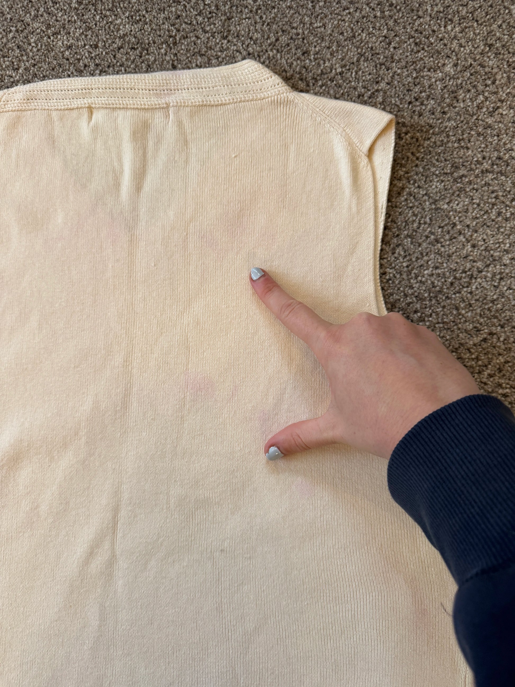 Woman's Medium Izod Club Beige Sweater Vest