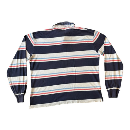XXL Gant Navy Rugby Shirt - Stained