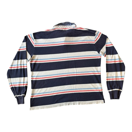 XXL Gant Navy Rugby Shirt - Stained