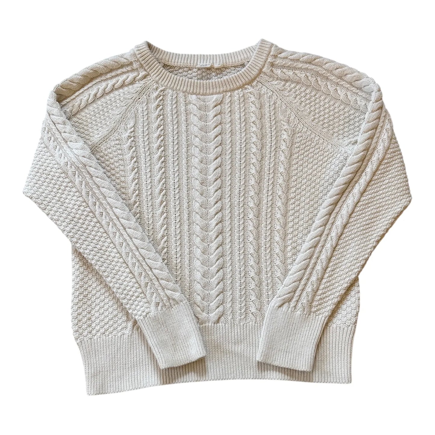 Woman's Large Gap Cream Cable Knit