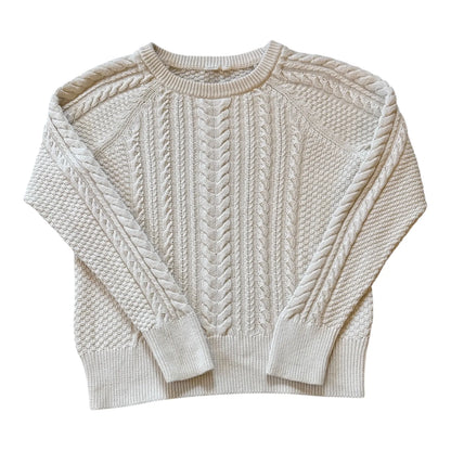 Woman's Large Gap Cream Cable Knit