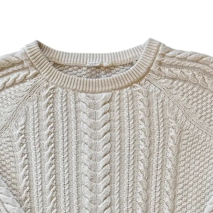 Woman's Large Gap Cream Cable Knit