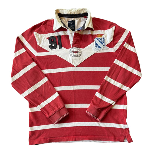 Large Forecast Red Rugby Shirt
