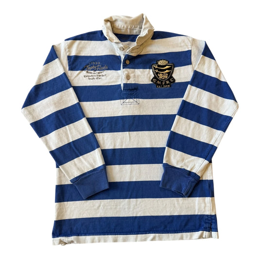 Aged 10-11 Gap Blue Striped Rugby Shirt