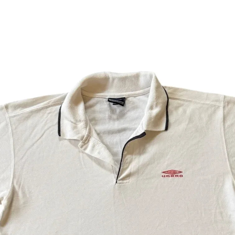 Large Umbro White Polo Shirt