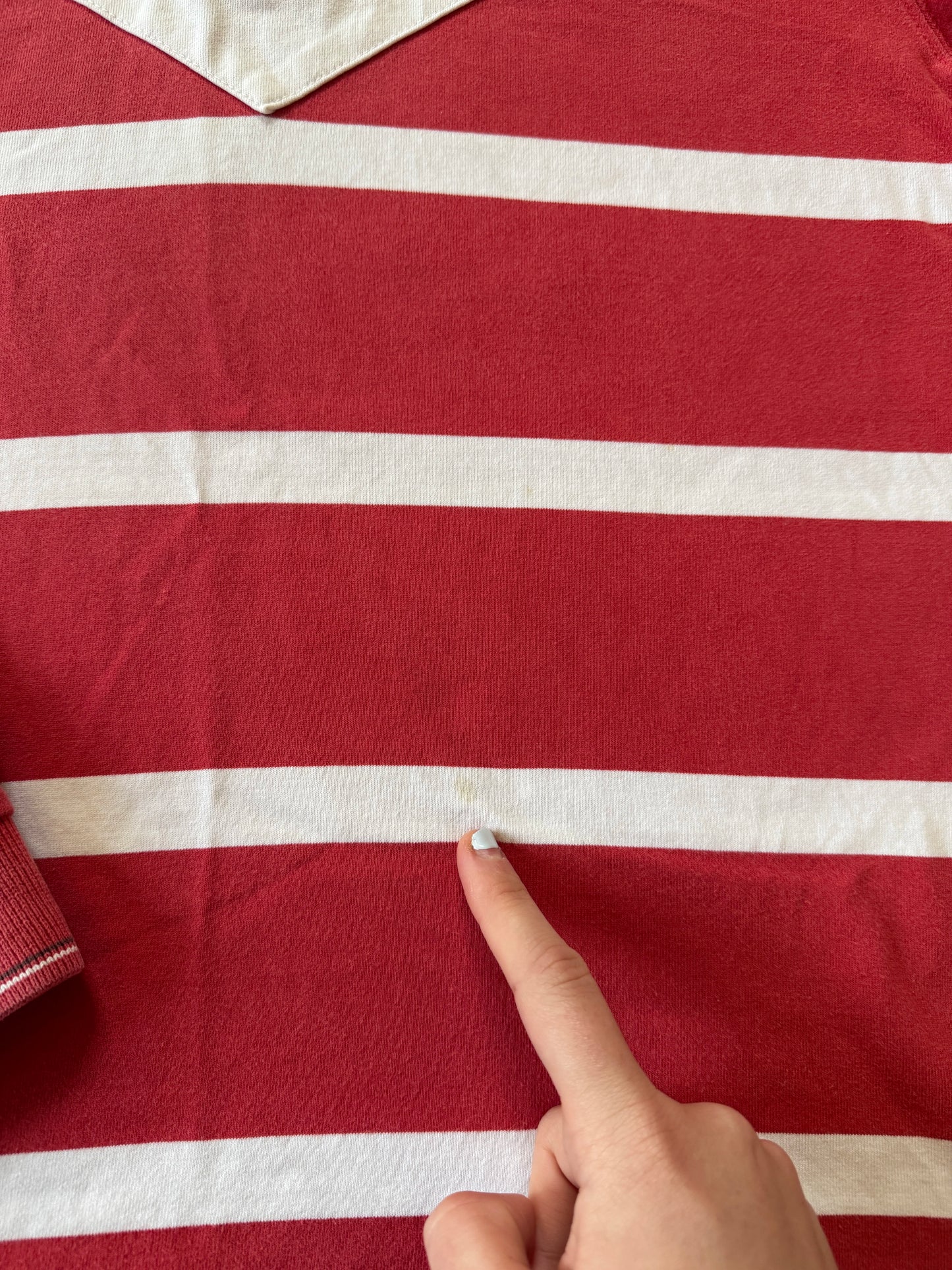 Large Forecast Red Rugby Shirt