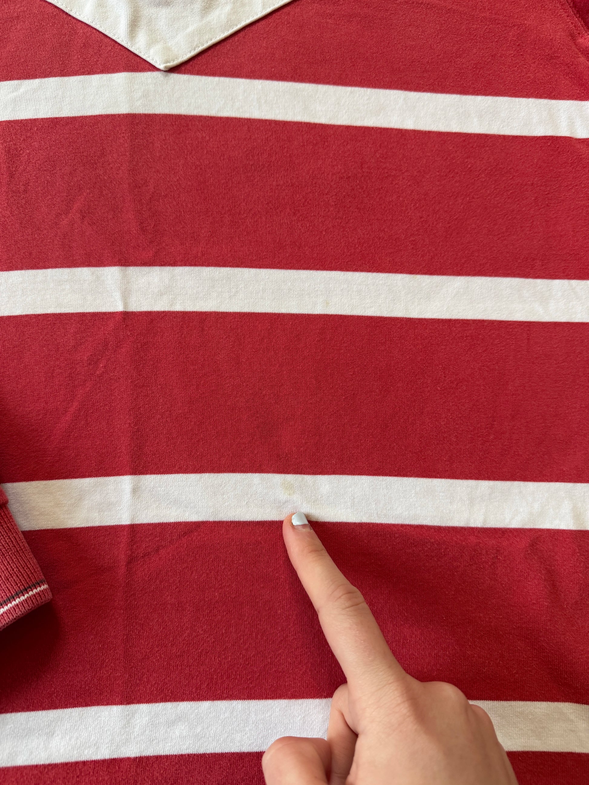 Large Forecast Red Rugby Shirt