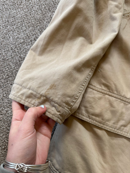 Large Ralph Lauren Beige Chore Utility Jacket
