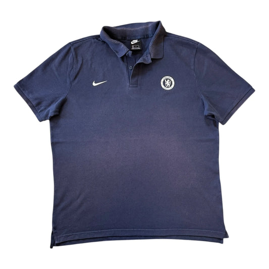 Extra large Nike Navy Chelsea FC Polo Shirt