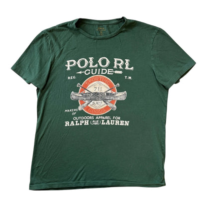 Medium Ralph Lauren Green Canoe Guide T-Shirt