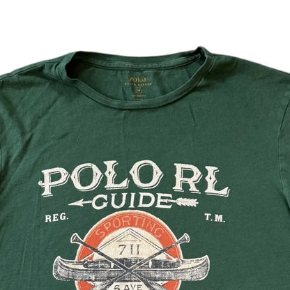 Medium Ralph Lauren Green Canoe Guide T-Shirt