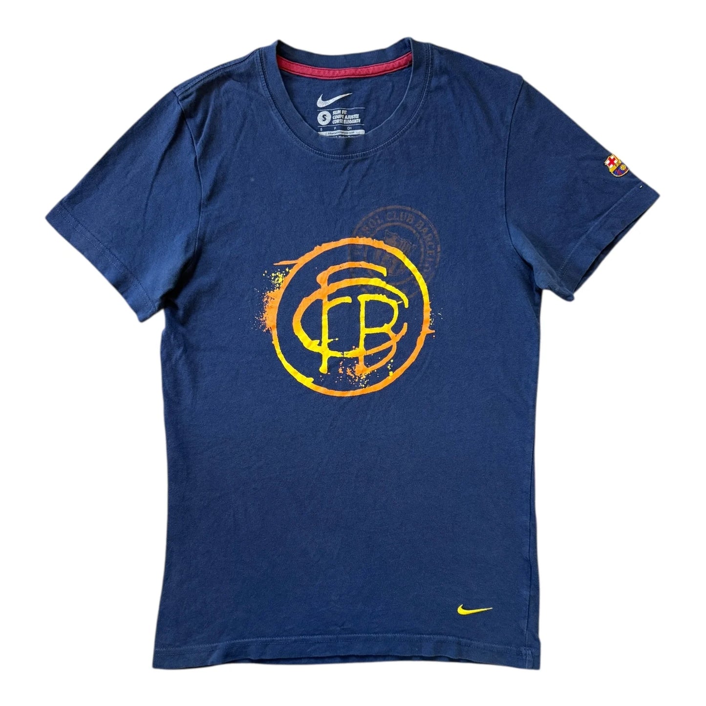Small Nike Navy FC Barcelona T-Shirt