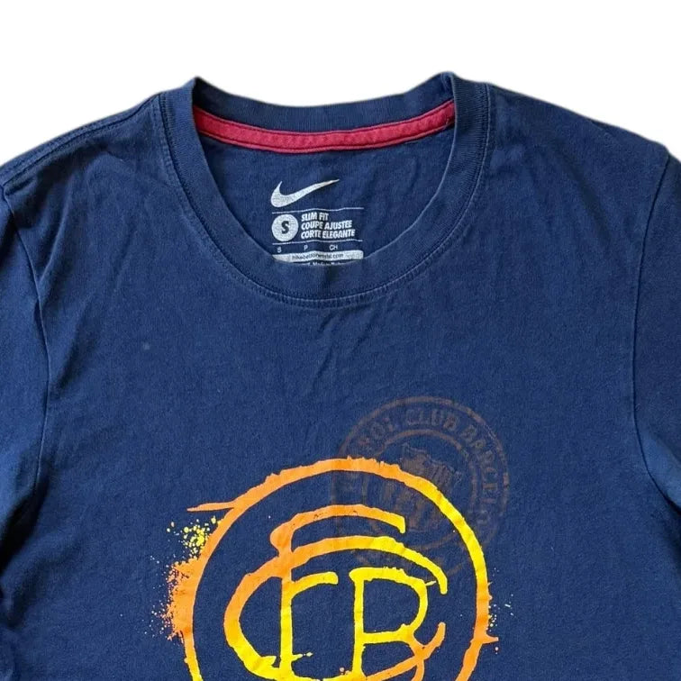 Small Nike Navy FC Barcelona T-Shirt