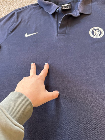 Extra large Nike Navy Chelsea FC Polo Shirt