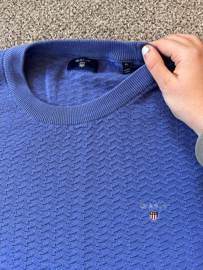 Extra large Gant Blue Knitted Jumper