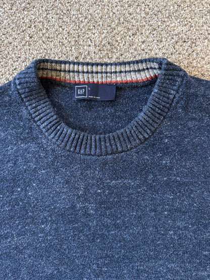 Large Gap Navy Knitted Jumper