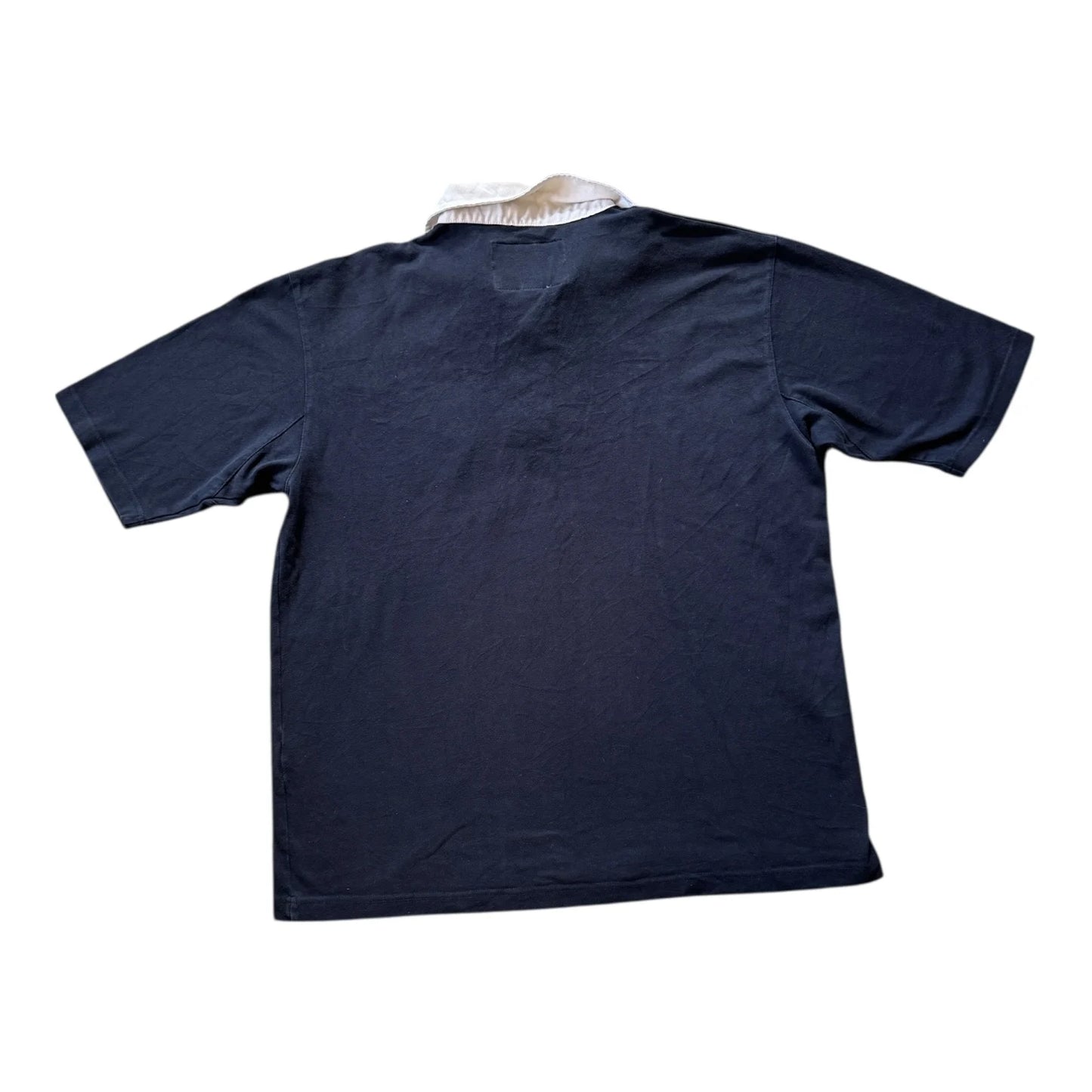 <p>Extra large Cotton Traders Navy Scotland Rugby Shirt</p>