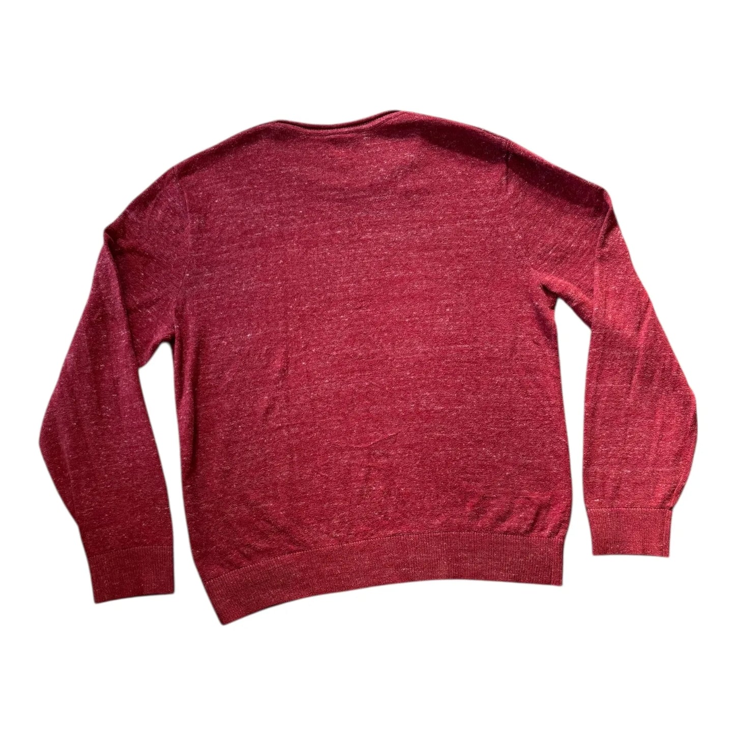 <p>Large Gap Red Thin Jumper</p>