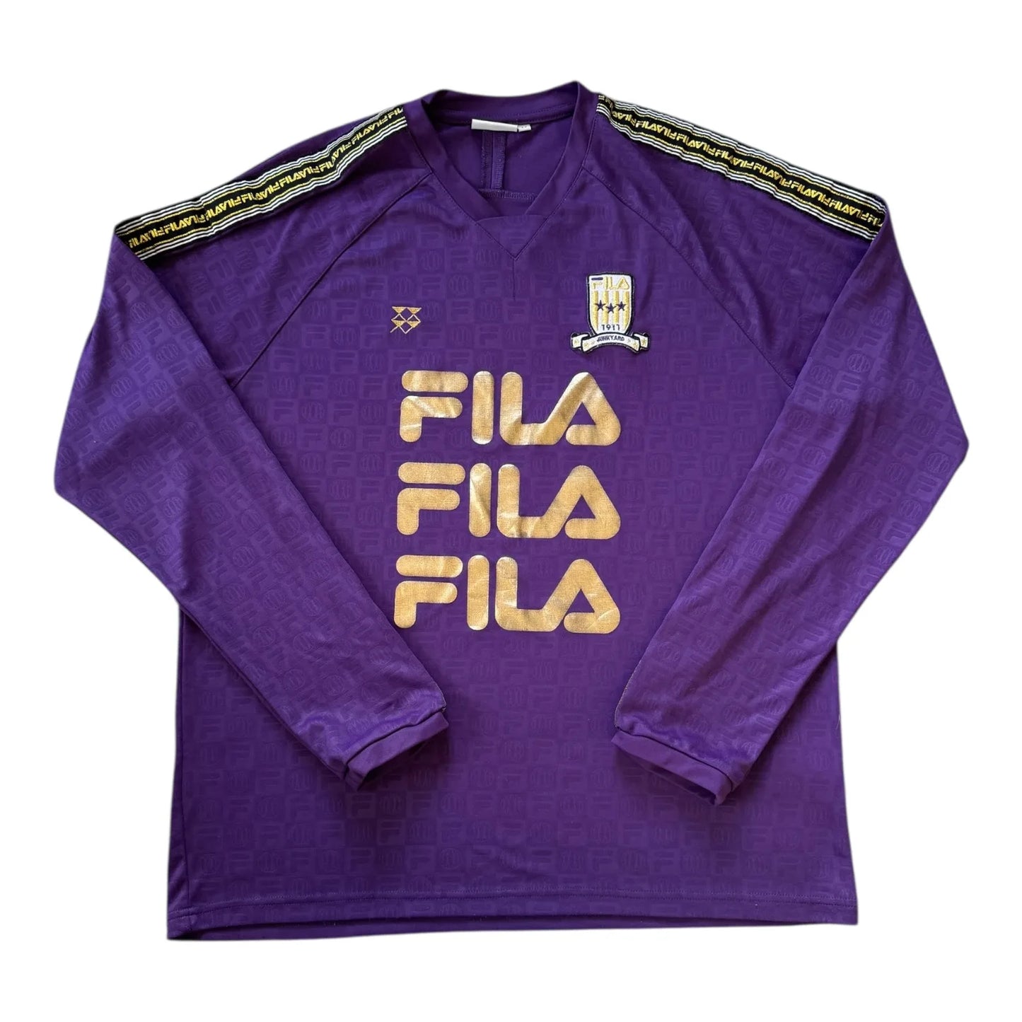 <p>Medium Fila x Junkyard Purple Long Sleeved Sports Top</p>