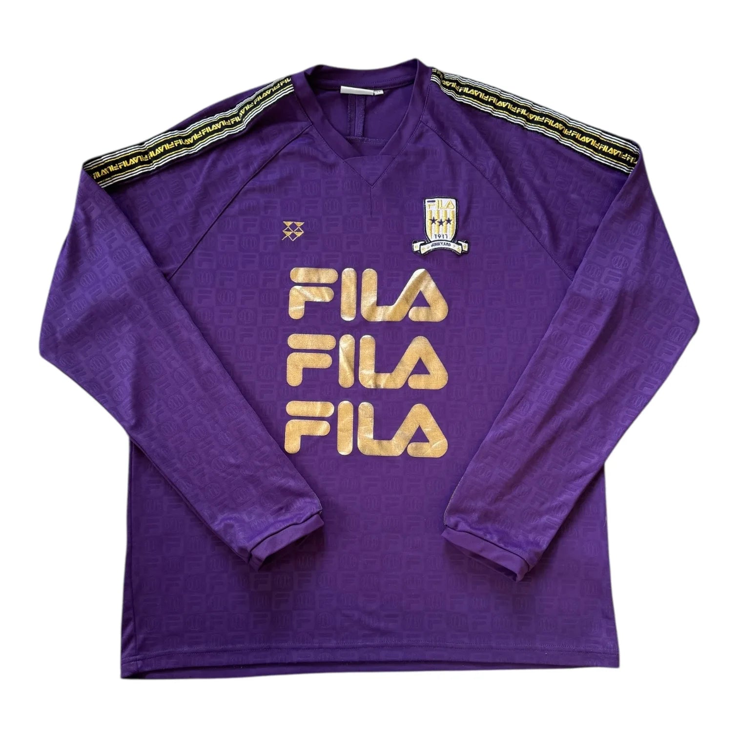 <p>Medium Fila x Junkyard Purple Long Sleeved Sports Top</p>