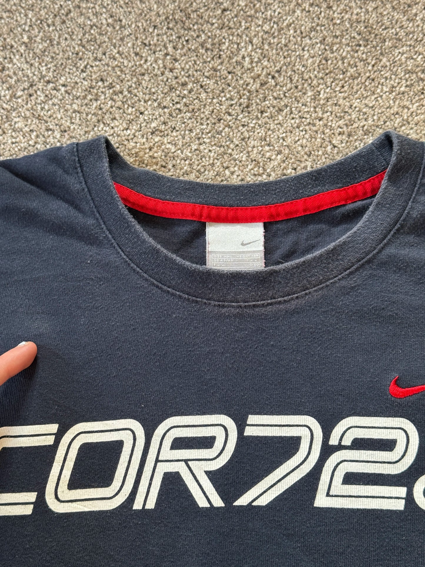 <p>XXL Nike Navy COR72Z T-Shirt</p>