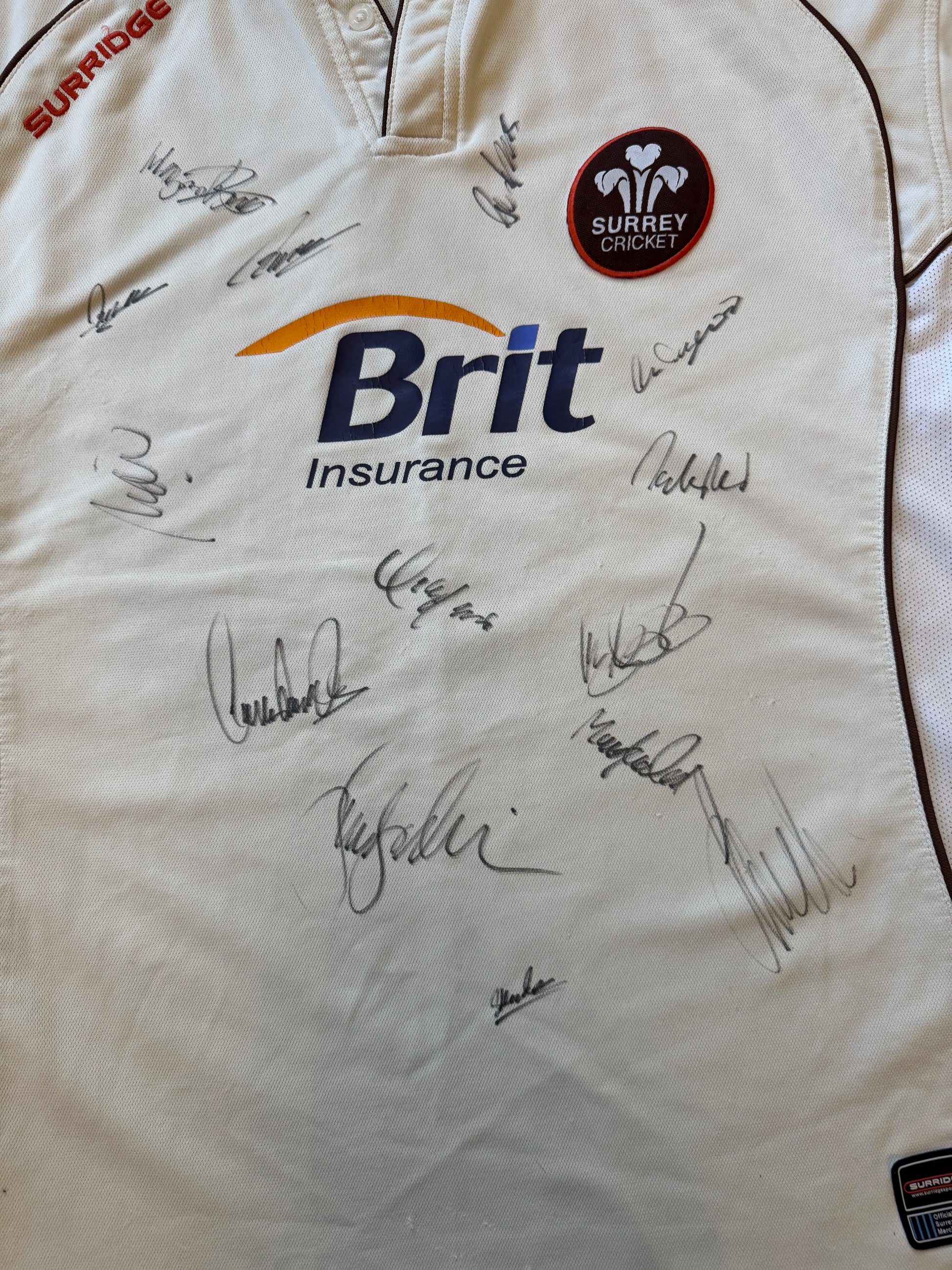 Surrey Cricket Signed Shirt