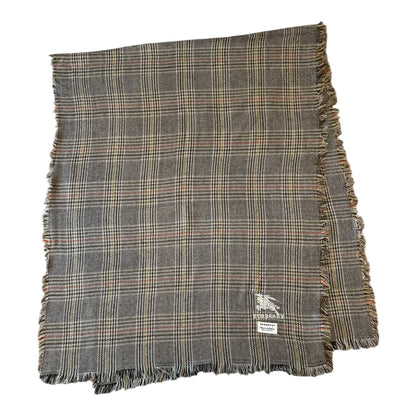 Burberry Brown Cashmere Shawl Scarf Rare