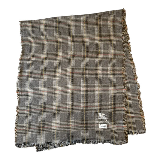 Burberry Brown Cashmere Shawl Scarf Rare