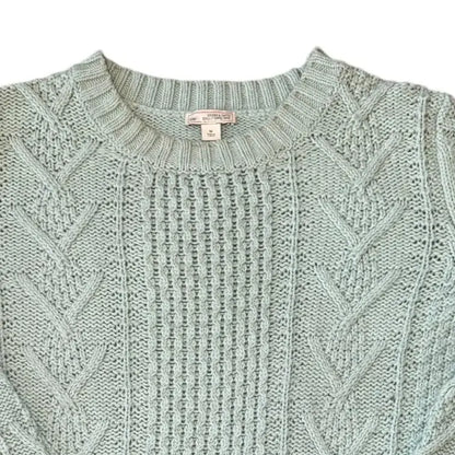Woman's Medium Gap Green Cable Knit
