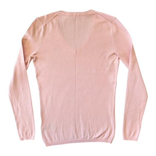 Woman's Small Tommy Hilfiger Pink V-Neck Jumper